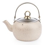 Чайник 1 л антипригарное покрытие слоновая кость "TEAPOT SETS" / 276260
