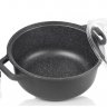 Кастрюля 24 см с крышкой литая 3,5 л &quot;Risoli /HardStone Granito Induction&quot; / 154508