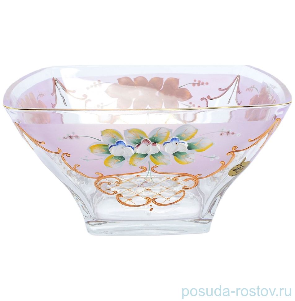 Ваза для фруктов 26 см "Лепка розовая" U-R / 097900