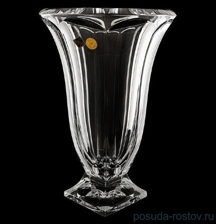 Ваза для цветов 33,5 см &quot;Champaigh /Без декора&quot; хрусталь Йиглава / 019164