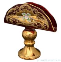 Салфетница 16 см н/н &quot;Лепка красная /9556&quot; / 024371