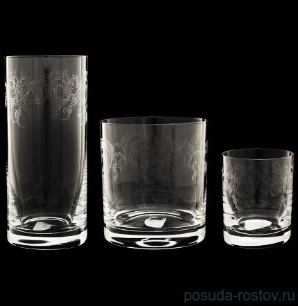 Стаканы для воды 300 мл 6 шт &quot;Гольф /Невидимое травление&quot; / 039939