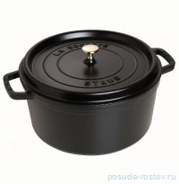 Кокот 30 см с крышкой 8,35 л чёрный &quot;STAUB&quot;  / 299292