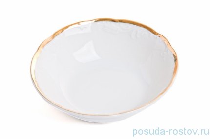 Набор салатников 19 см 6 шт &quot;Тулип /Золотая ниточка /отводка золото&quot; / 255384