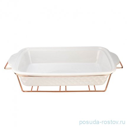 Мармит 35,8 см керамический 2 л &quot;Rose gold /Lara&quot;  / 218142