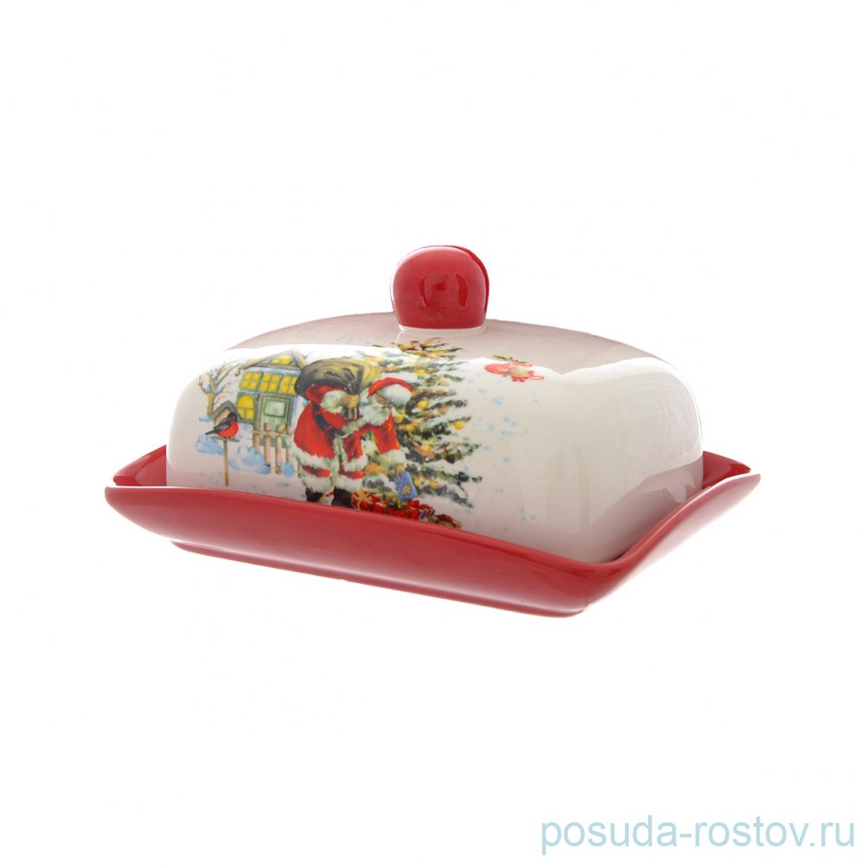 Маслёнка 17 х 13 х 8,3 см "Санта" / 290095