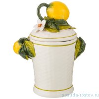 Банка для сыпучих продуктов 850 мл 23 см &quot;Лимоны&quot; / 209624