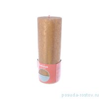 Свеча Рустик 19 х 6,8 см &quot;Christmas world /Золотая /Bolsius&quot; / 262580