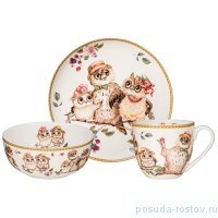 Детский набор 3 предмета &quot;Owls party&quot; / 252057