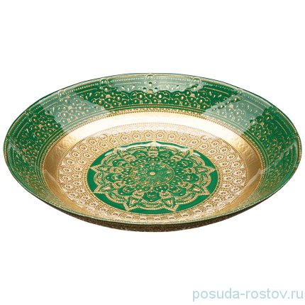 Блюдо 30 см круглое глубокое &quot;Jasmin /Green&quot; / 236280