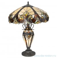 Лампа настольная 3 рожковая &quot;Tiffany&quot; Цветы 3 / 304757