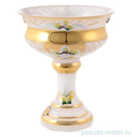 Конфетница 13 см н/н &quot;Лепка белая&quot; SC / 147523