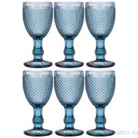 Рюмки 50 мл 6 шт голубые &quot;Гранат /Muza color&quot; / 257585