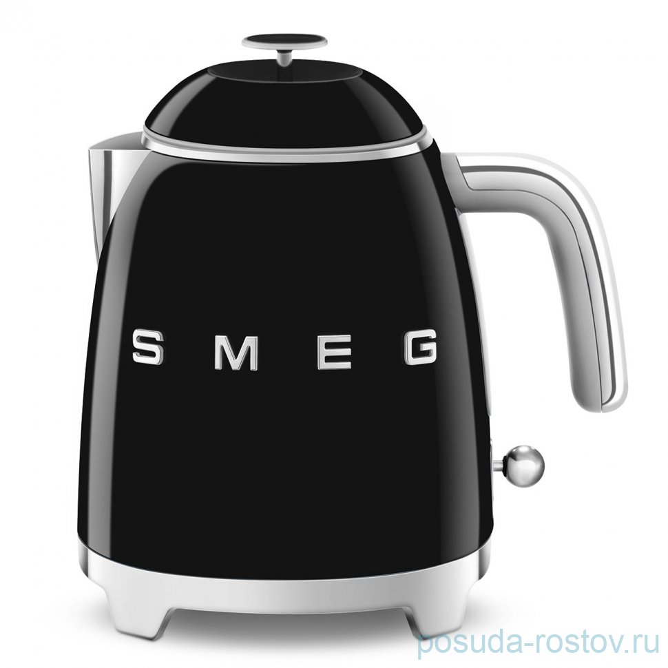 Чайник электрический 800 мл мини 1400 Вт чёрный "Smeg"  / 299100