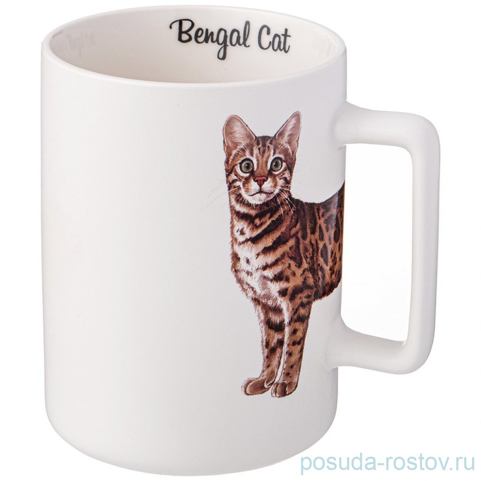 Кружка 400 мл "Bengal cat" / 339703