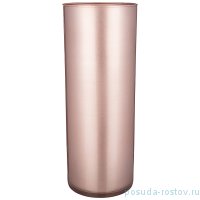 Ваза для цветов 40 см цилиндр &quot;Sparkle /Rosa&quot; / 245030