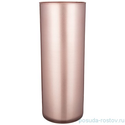 Ваза для цветов 40 см цилиндр &quot;Sparkle /Rosa&quot; / 245030