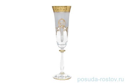 Бокалы для шампанского 190 мл 6 шт &quot;Анжела /Антик золото&quot; R-G / 012644