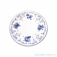 Блюдце 17 см 1 шт &quot;Бернадотт /Синие розы&quot; / 352789