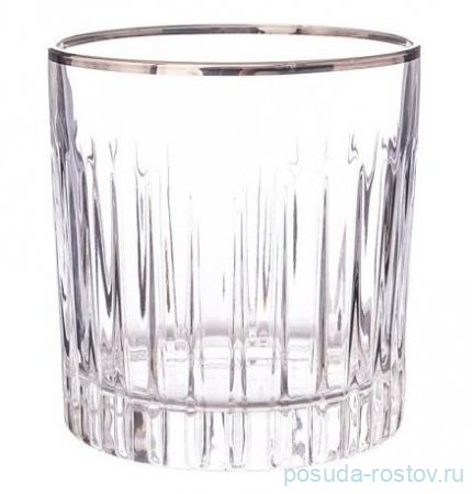 Стаканы для виски 360 мл 6 шт &quot;Таймлесс /Отводка платина&quot; AS Crystal  / 348638