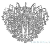 Люстра 4 рожковая хрусталь /никель &quot;Титания Люкс&quot; / 085056
