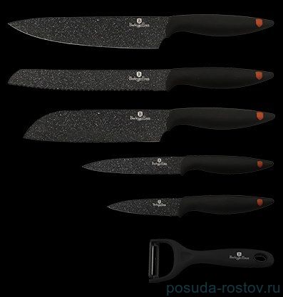 Набор ножей для кухни 6 предметов &quot;Granit Diamond Line&quot; / 112374