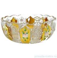 Ваза для конфет 18 см &quot;Хрусталь с золотом&quot; / 034972