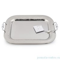 Поднос 50 x 36 см прямоугольный с ручками &quot;Anphoras Inox&quot; / 247657
