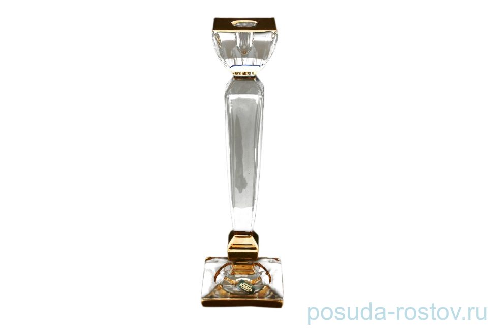 Подсвечник 30,5 см "Олимпия /Золотой кант" / 099085