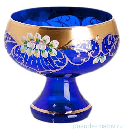 Ваза для фруктов/конфет 26 см н/н &quot;Лепка синяя 5849&quot; / 116997