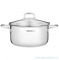 Кастрюля 22 х 11 см со стеклянной крышкой 4 л &quot;Perla&quot; / 328563