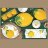 Набор для закусок 3 предмета на подставке жёлтые &quot;Лимон /Fleurs et Citrons&quot; / 369089
