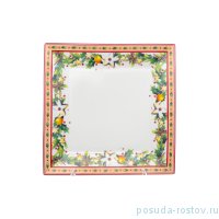 Блюдо 22 см квадратное &quot;Christmas world /Green&quot; / 230083