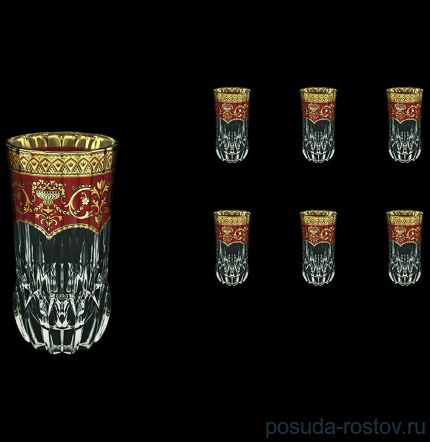 Стаканы для воды 400 мл 6 шт &quot;Astra Gold /Красная&quot; / 107145