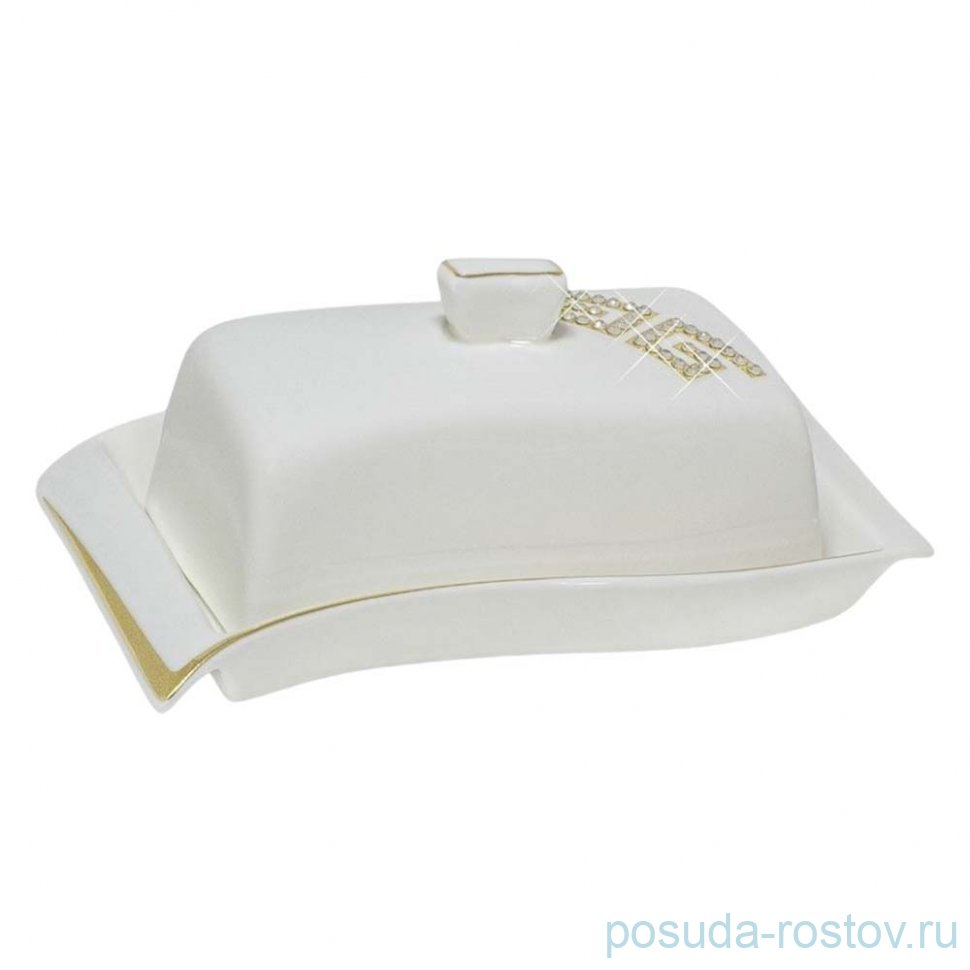 Масленка с крышкой 17 см "givenchi gold" (подарочная упаковка) / 356774