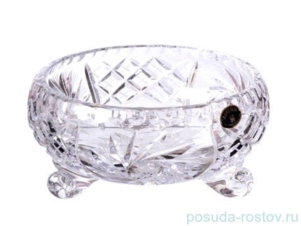 Конфетница 17,5 см на 3-х ножках &quot;Резная&quot; / 138435