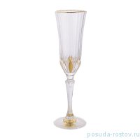 Бокалы для шампанского 180 мл 6 шт &quot;Адажио /Золото 2&quot; / 182739