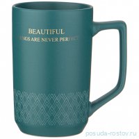 Кружка 540 мл &quot;Positive /Beautiful things are never perfect&quot; / 337449