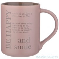 Кружка 400 мл &quot;Coffeemania /Be happy&quot; / 337446