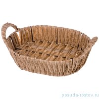 Корзинка 23 х 17 х 7 /11 см с ручками &quot;Натурель&quot; / 210366