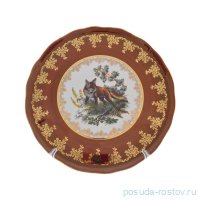 Тарелка для торта 30 см &quot;Корона /Охота красная&quot; / 286711