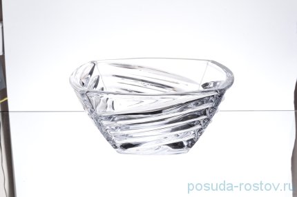 Ваза для фруктов 33 см квадратная &quot;Фасет /Без декора&quot; / 098571