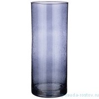 Ваза для цветов 30 см &quot;Cilindro black drops&quot; / 269730
