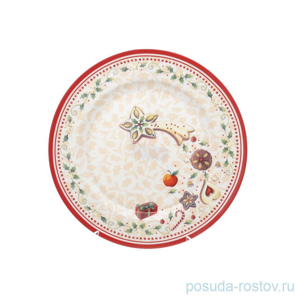 Тарелка 26 см "Christmas world /Multi" / 230108