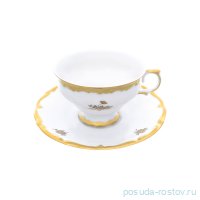 Набор чайных пар 6 шт &quot;Корона /Золотая роза&quot; / 226948