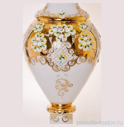 Ваза для цветов 60 см &quot;Лепка белая&quot; / 060359