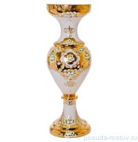 Ваза для цветов 60 см &quot;Лепка белая&quot; / 060359