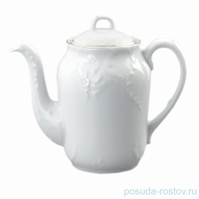 Кофейник 600 мл "Рококо /Две линии золото" / 034755