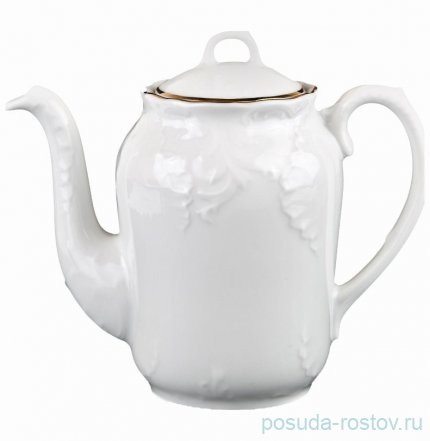 Кофейник 600 мл &quot;Рококо /Две линии золото&quot; / 034755