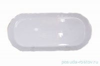 Поднос 37 х 17 см прямоугольный &quot;Бернадотт /Отводка золото&quot; / 006054